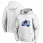 Colorado Avalanche White All Stitched Pullover Hoodie,baseball caps,new era cap wholesale,wholesale hats